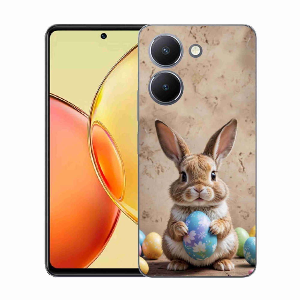 Gelový kryt mmCase na Vivo Y36 - velikonoční králíček