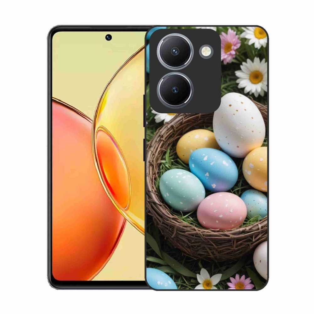 Gelový kryt mmCase na Vivo Y36 - velikonoční vajíčka 2