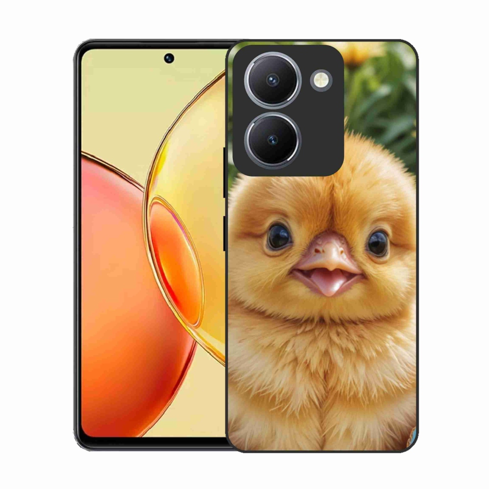 Gelový kryt mmCase na Vivo Y36 - veselé kuřátko