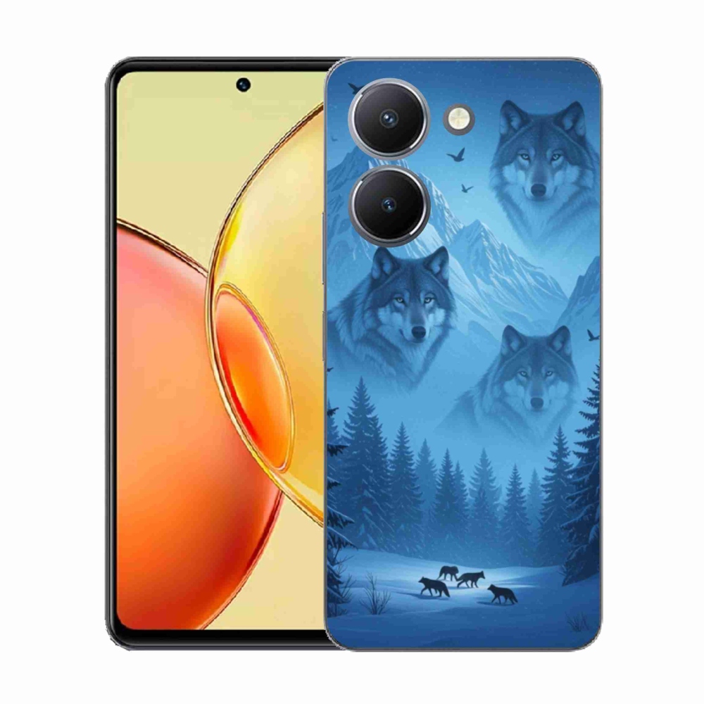 Gelový kryt mmCase na Vivo Y36 - vlčí smečka