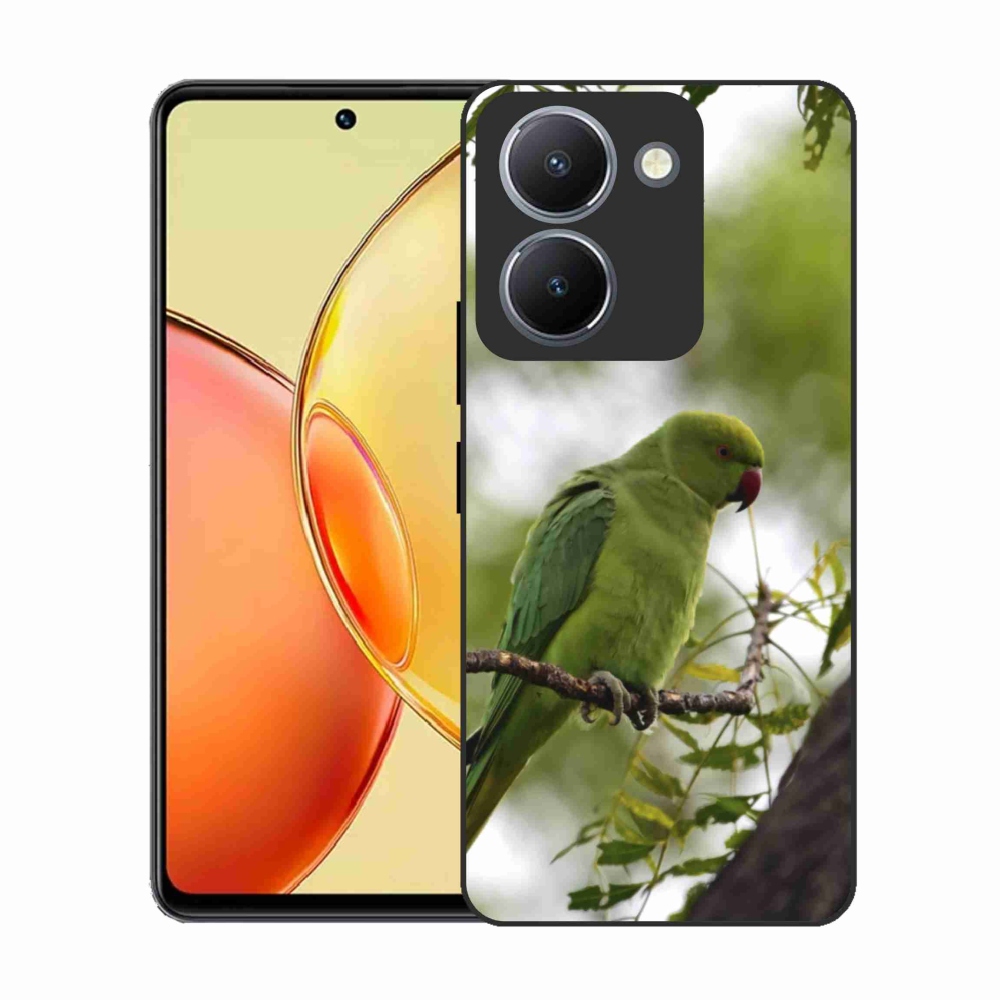 Gelový kryt mmCase na Vivo Y36 - zelený papoušek