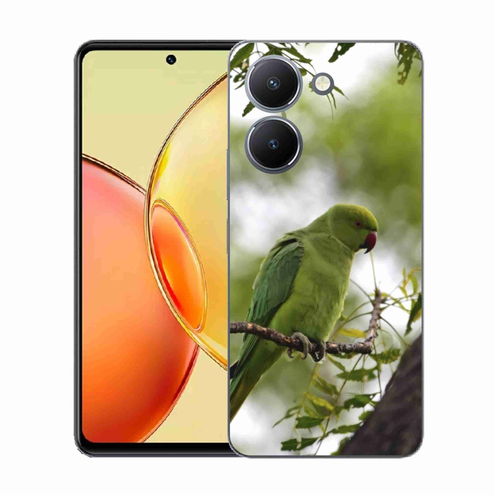 Gelový kryt mmCase na Vivo Y36 - zelený papoušek