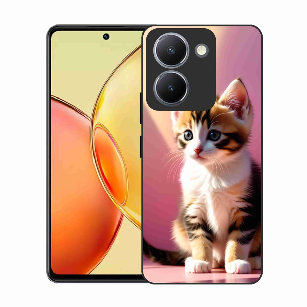 Gelový kryt mmCase na Vivo Y36 - zvědavé kotě 2