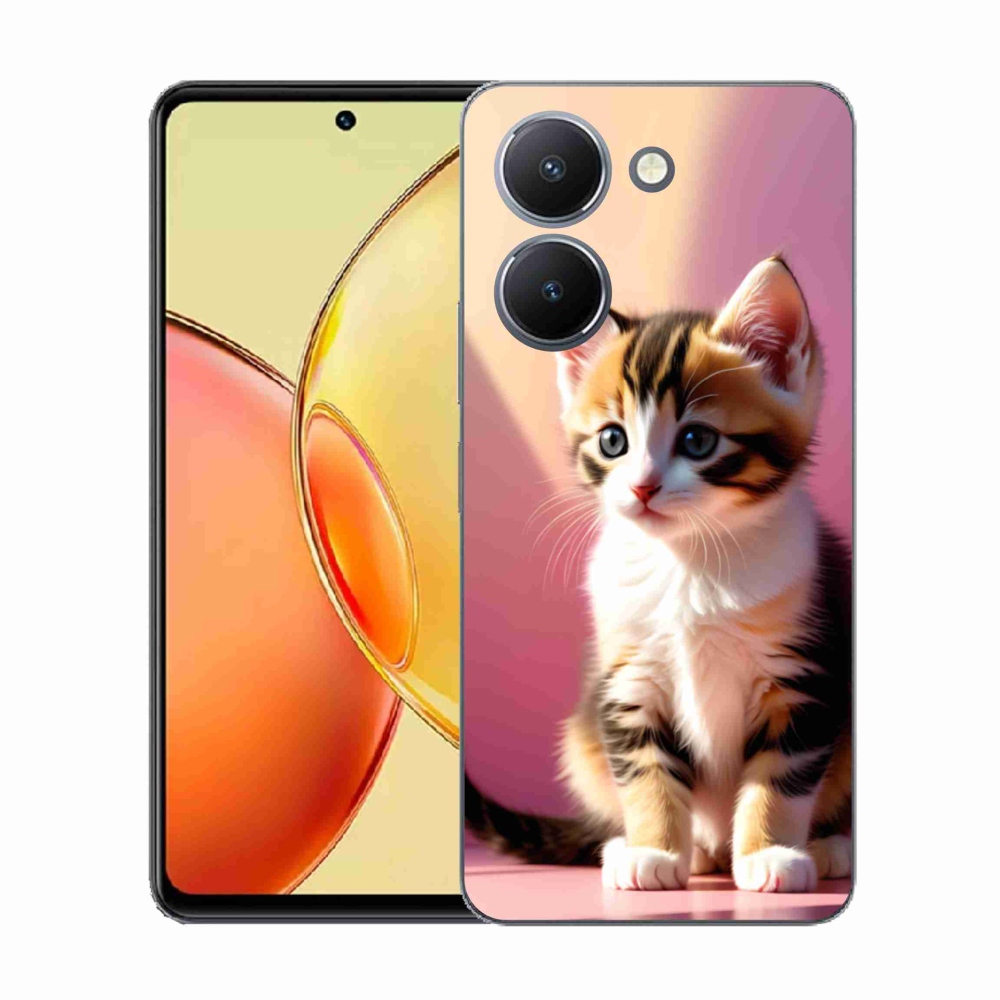 Gelový kryt mmCase na Vivo Y36 - zvědavé kotě 2