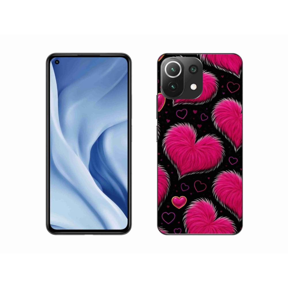 Gelový kryt mmCase na Xiaomi 11 Lite 5G NE - hebká srdce