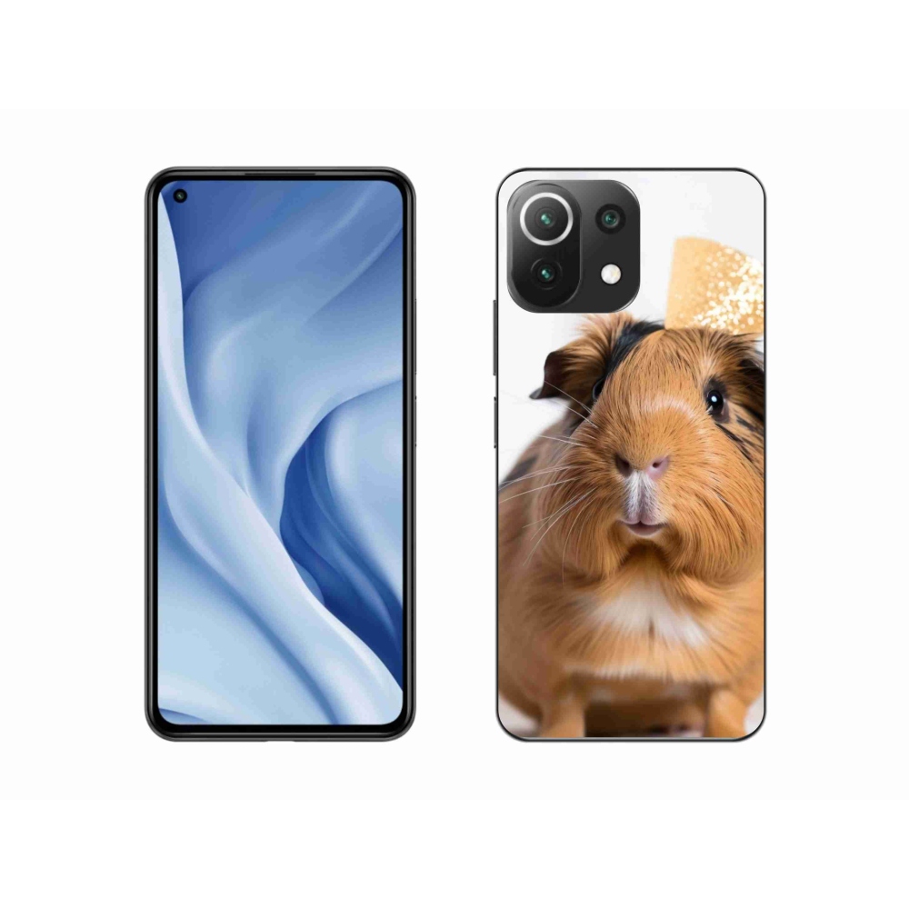 Gelový kryt mmCase na Xiaomi 11 Lite 5G NE - hnědé morče