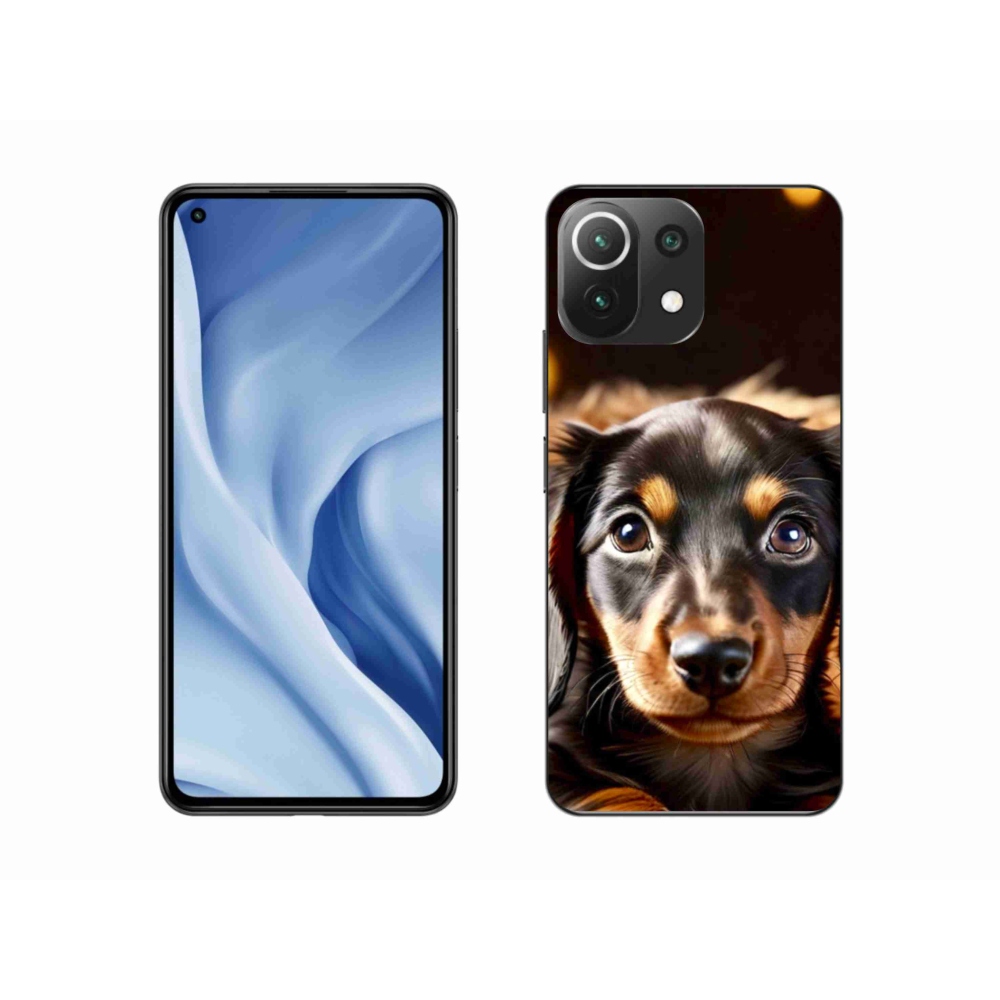 Gelový kryt mmCase na Xiaomi 11 Lite 5G NE - jezevčík