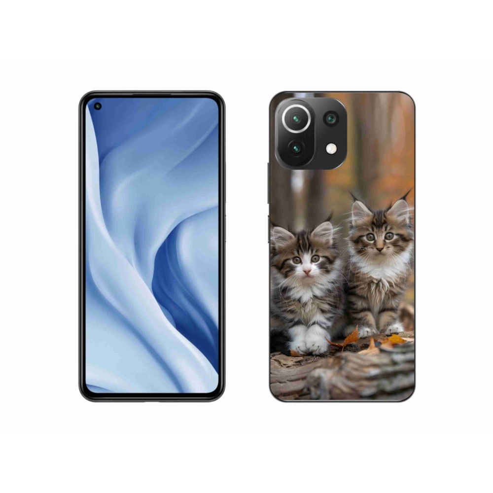 Gelový kryt mmCase na Xiaomi 11 Lite 5G NE - kočičí duo 3