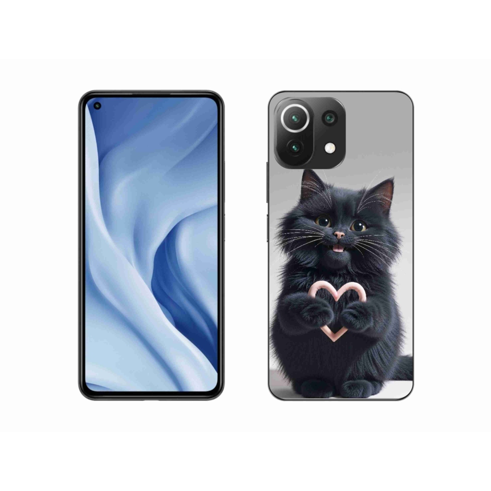 Gelový kryt mmCase na Xiaomi 11 Lite 5G NE - kočičí láska 3