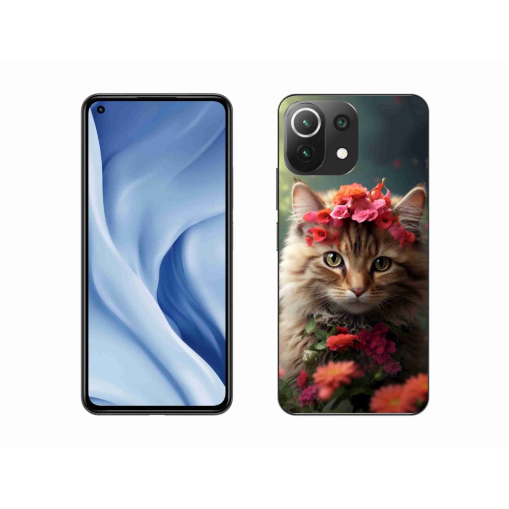 Gelový kryt mmCase na Xiaomi 11 Lite 5G NE - kočíčí princezna