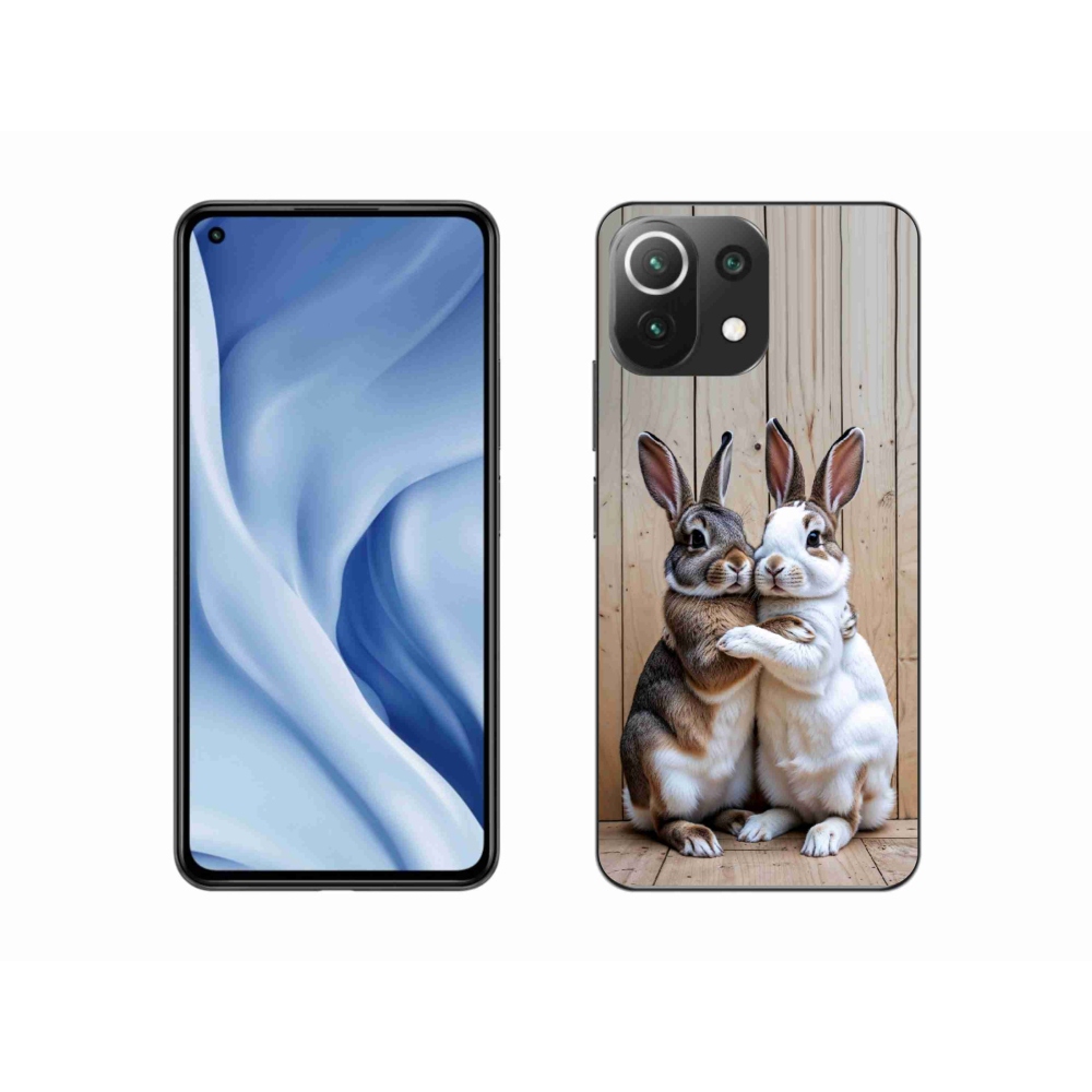 Gelový kryt mmCase na Xiaomi 11 Lite 5G NE - králičí pár