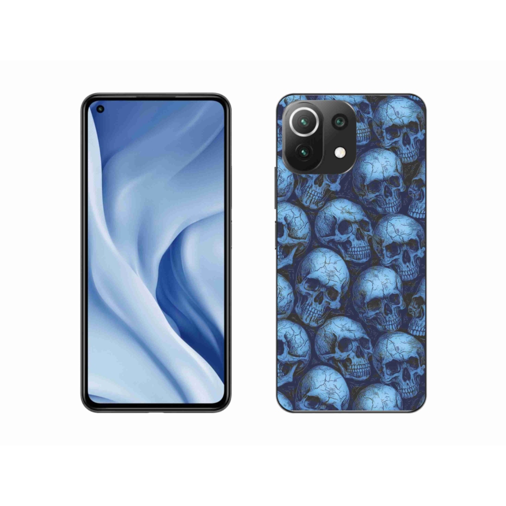 Gelový kryt mmCase na Xiaomi 11 Lite 5G NE - lebky