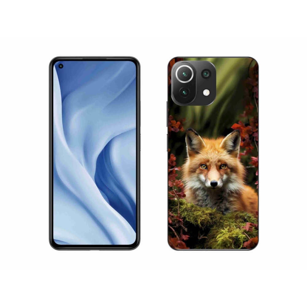 Gelový kryt mmCase na Xiaomi 11 Lite 5G NE - liška v lese