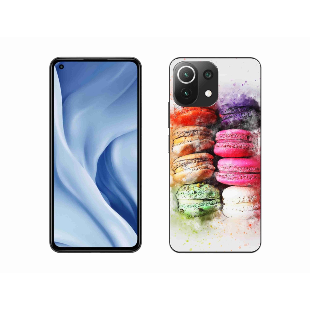 Gelový kryt mmCase na Xiaomi 11 Lite 5G NE - makrónky