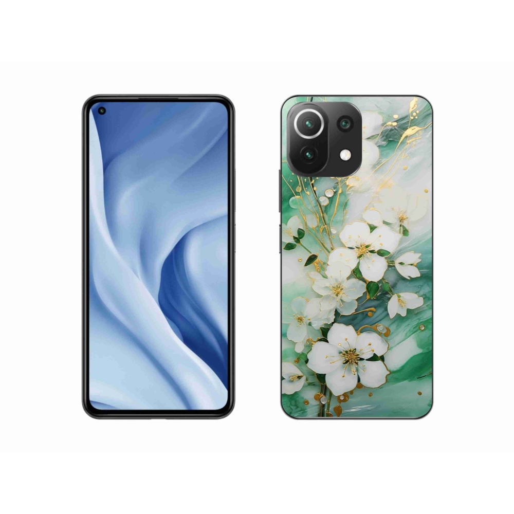 Gelový kryt mmCase na Xiaomi 11 Lite 5G NE - něžné květy