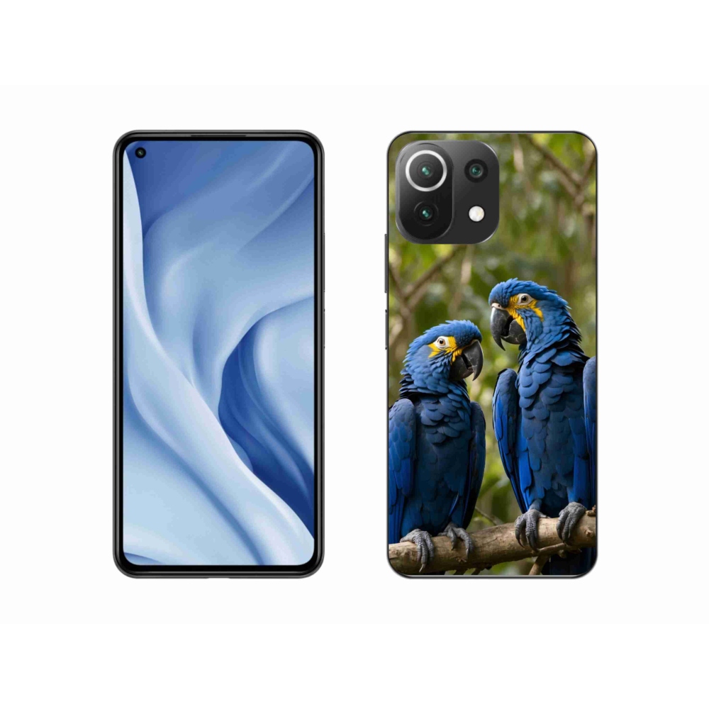 Gelový kryt mmCase na Xiaomi 11 Lite 5G NE - papouščí duo