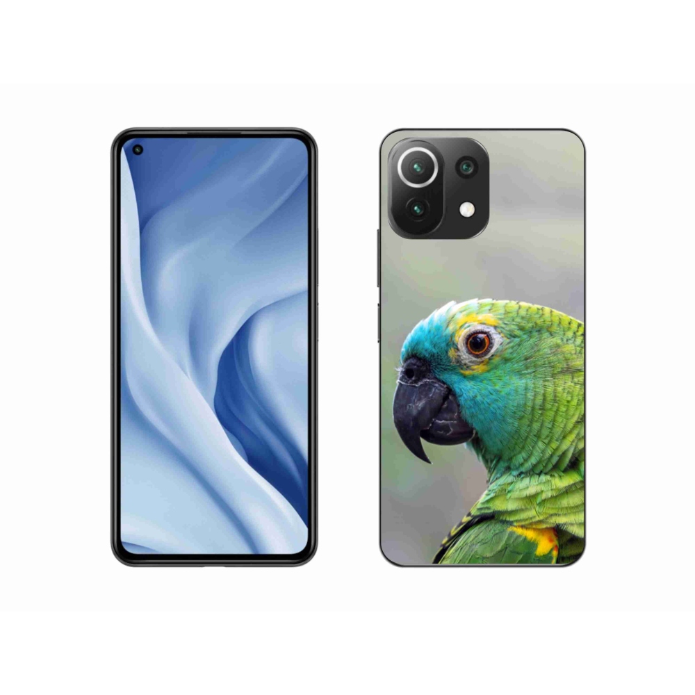 Gelový kryt mmCase na Xiaomi 11 Lite 5G NE - papoušek amazoňan