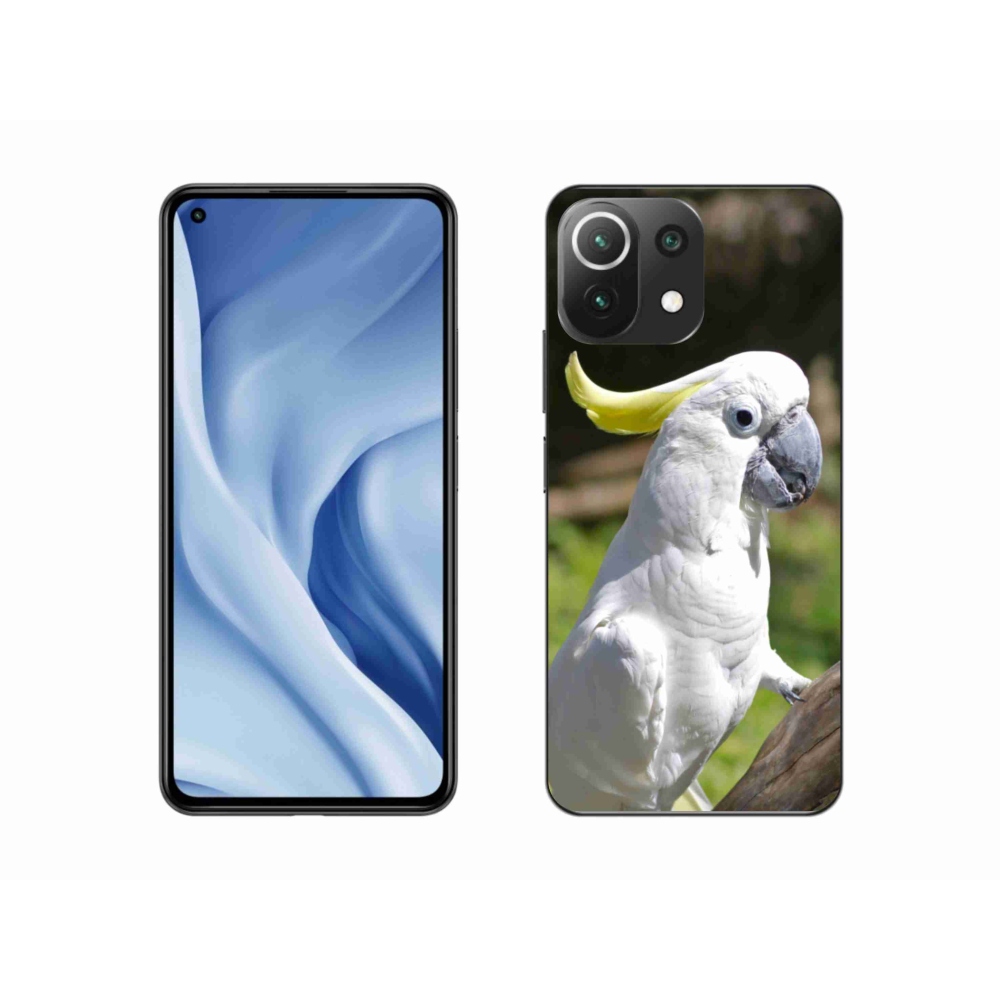 Gelový kryt mmCase na Xiaomi 11 Lite 5G NE - papoušek kakadu 2