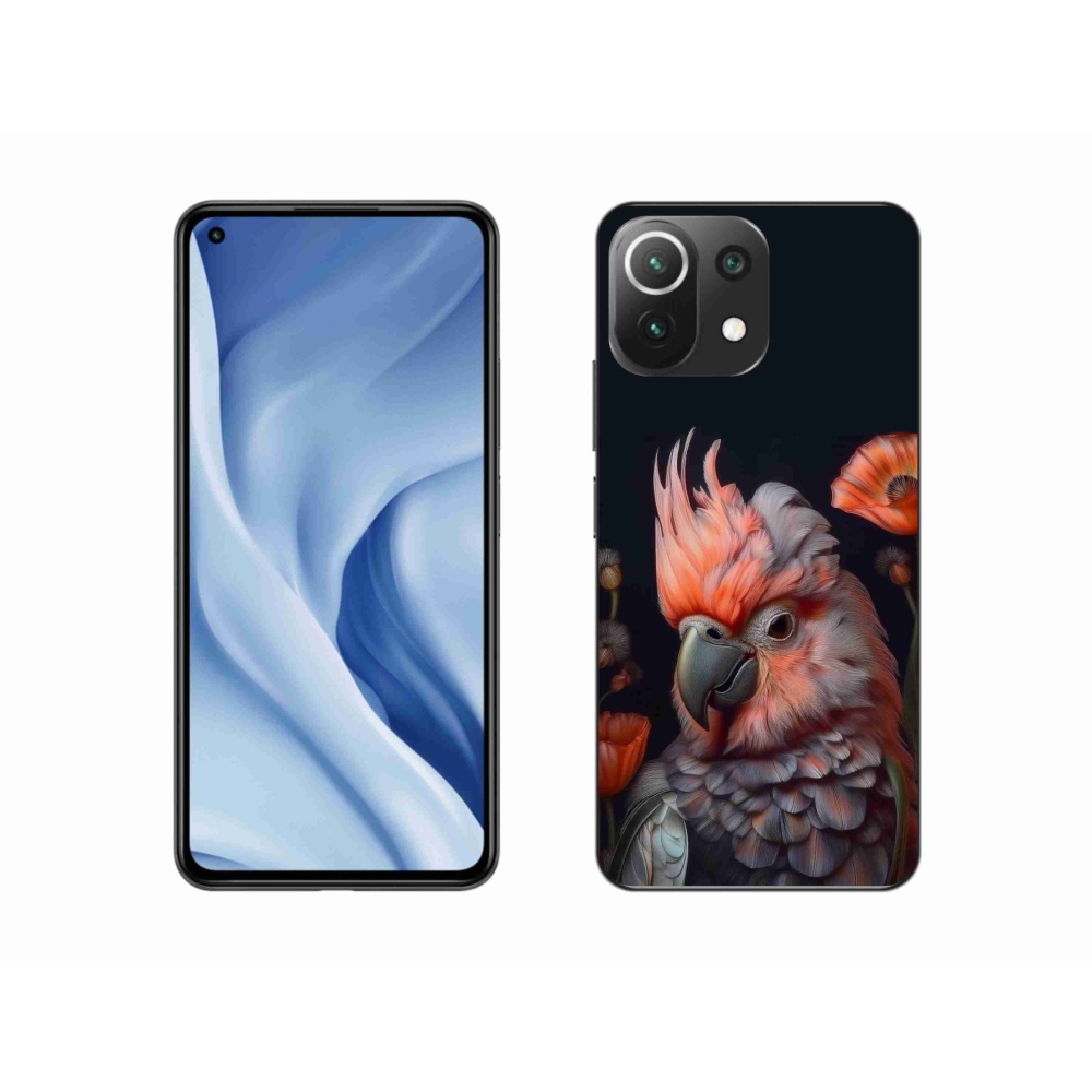 Gelový kryt mmCase na Xiaomi 11 Lite 5G NE - papoušek kakadu v barvách
