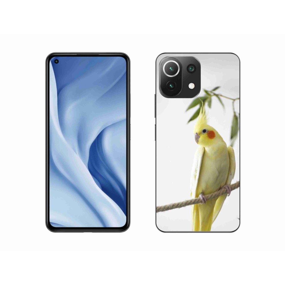 Gelový kryt mmCase na Xiaomi 11 Lite 5G NE - papoušek korela chocholatá