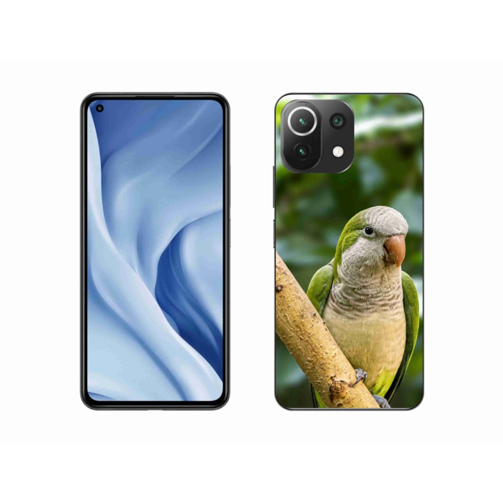 Gelový kryt mmCase na Xiaomi 11 Lite 5G NE - papoušek mníšek