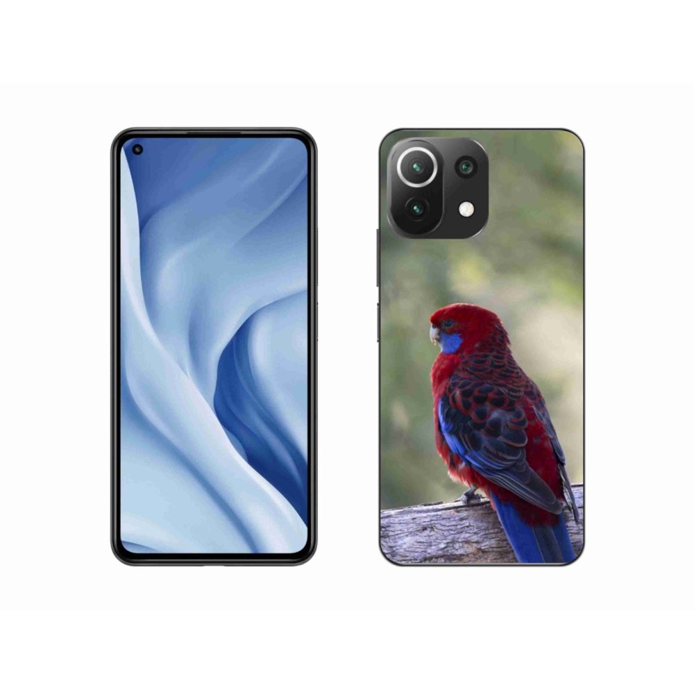 Gelový kryt mmCase na Xiaomi 11 Lite 5G NE - papoušek rosela