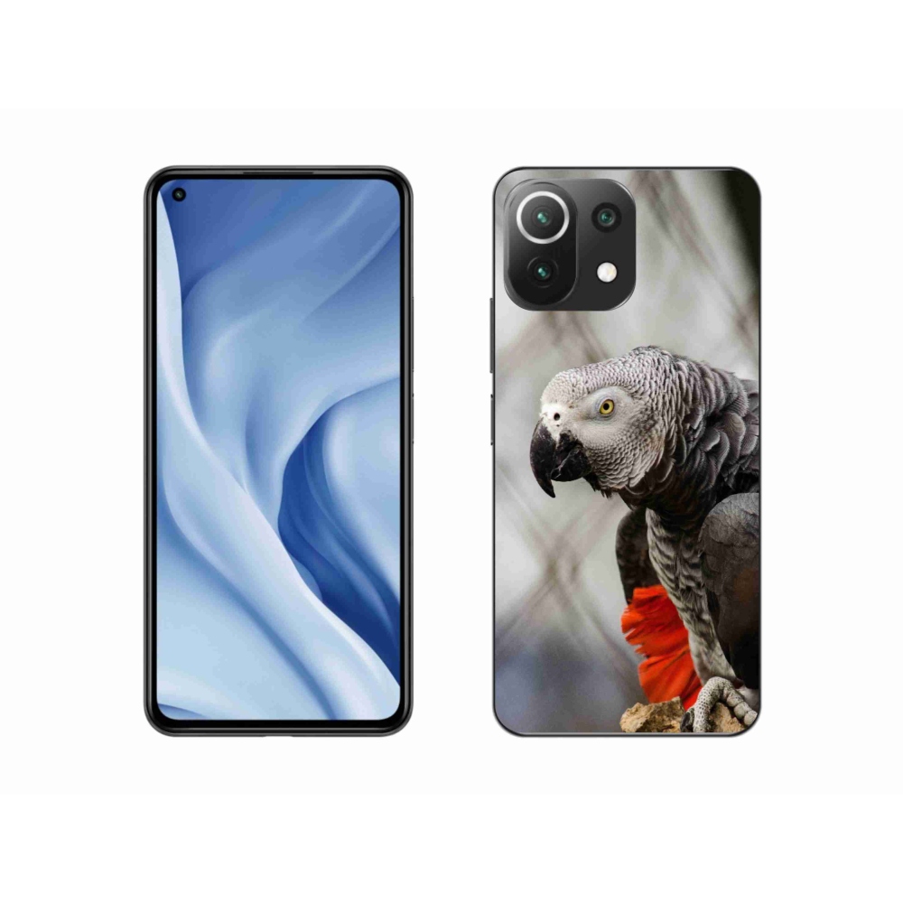 Gelový kryt mmCase na Xiaomi 11 Lite 5G NE - papoušek žako 3