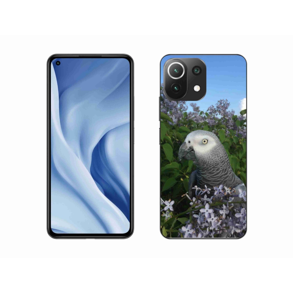 Gelový kryt mmCase na Xiaomi 11 Lite 5G NE - papoušek žako