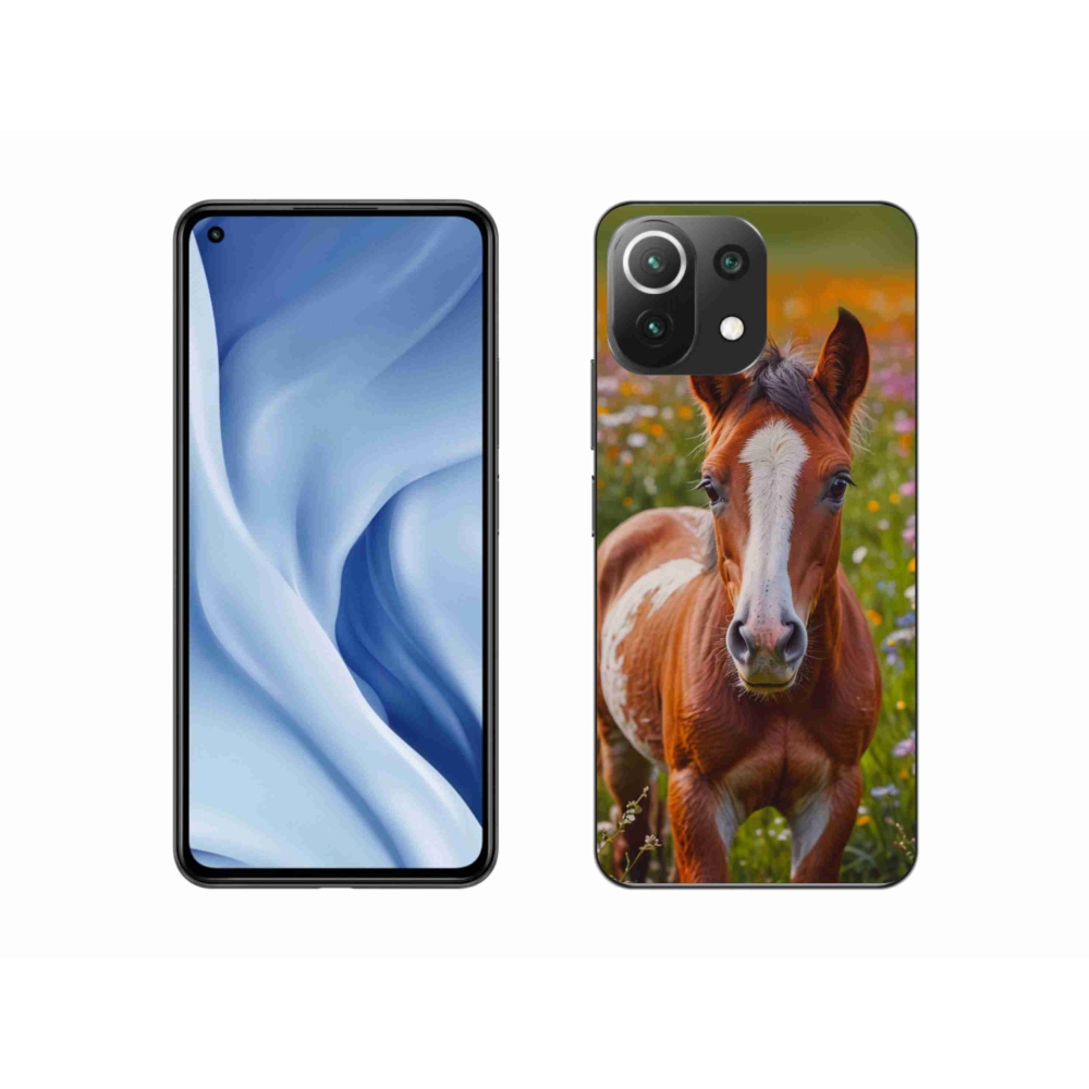Gelový kryt mmCase na Xiaomi 11 Lite 5G NE - roztomilé hříbě