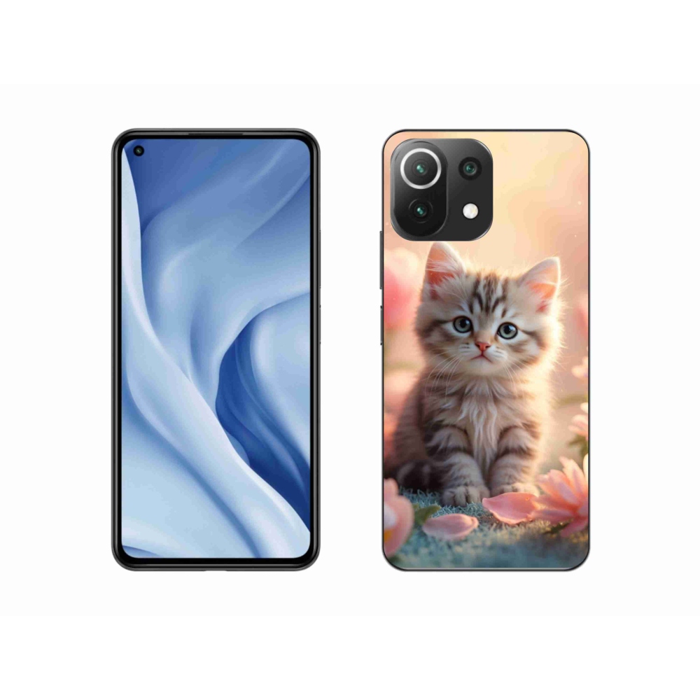 Gelový kryt mmCase na Xiaomi 11 Lite 5G NE - roztomilé kotě 8