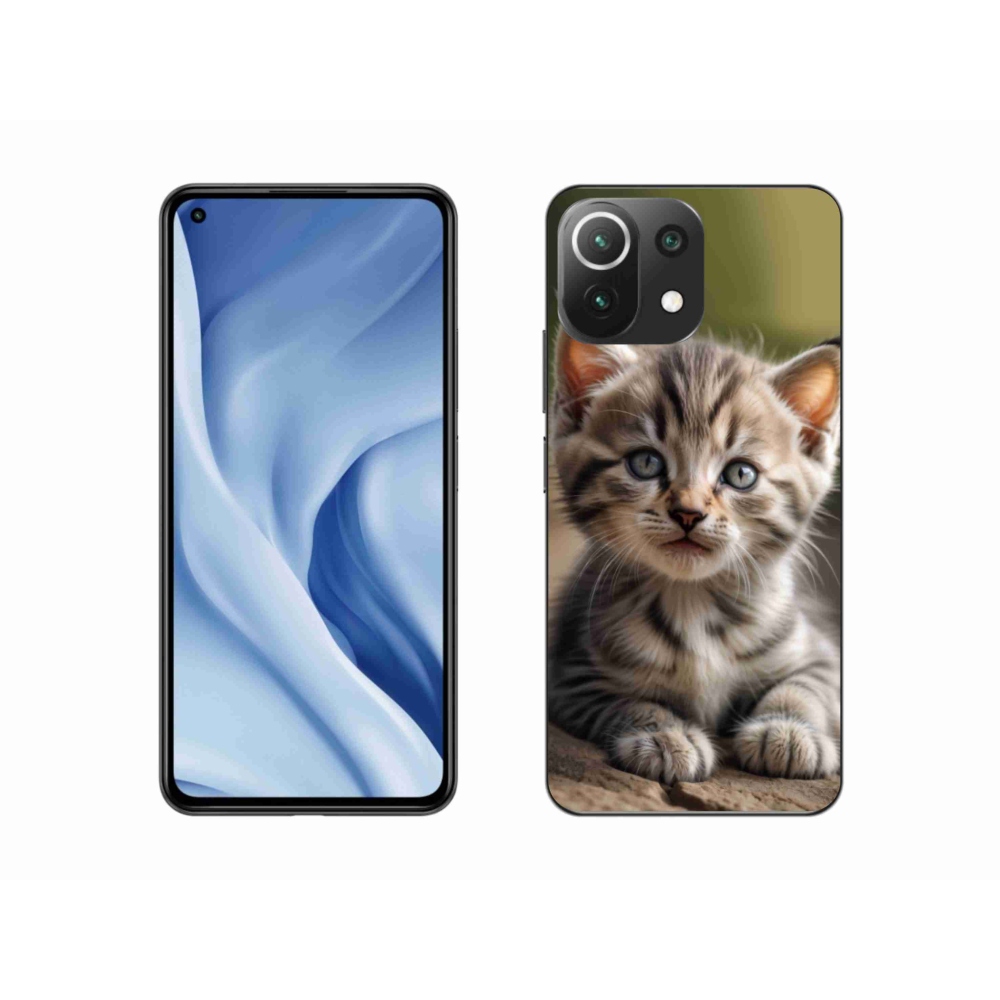 Gelový kryt mmCase na Xiaomi 11 Lite 5G NE - roztomilé kotě 9