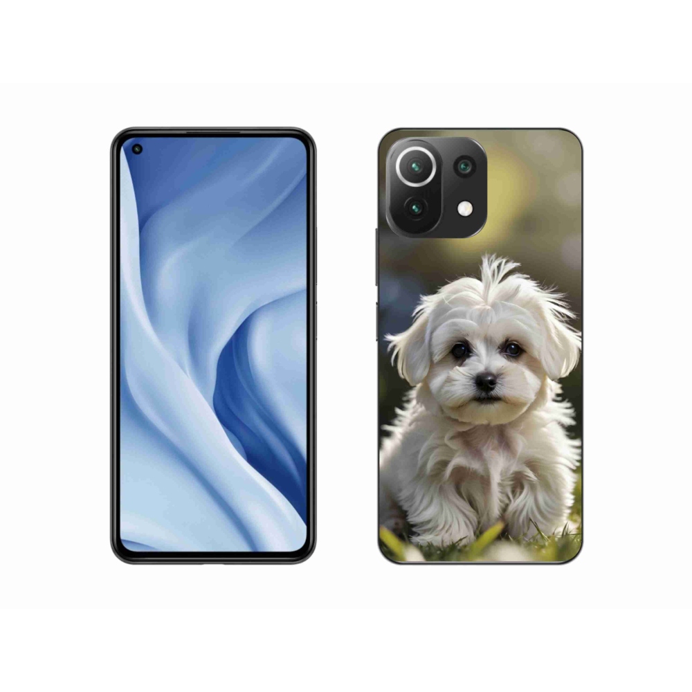 Gelový kryt mmCase na Xiaomi 11 Lite 5G NE - roztomilý maltézský psík