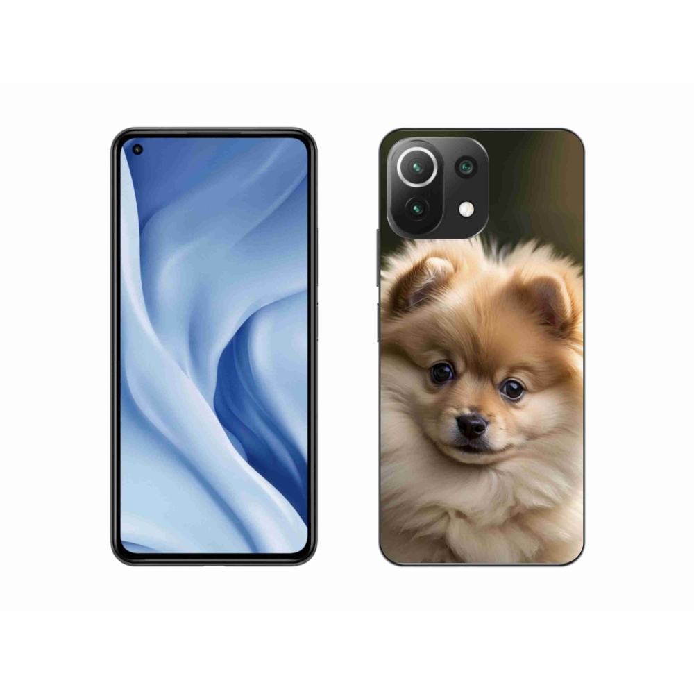 Gelový kryt mmCase na Xiaomi 11 Lite 5G NE - roztomilý pomeranian 2
