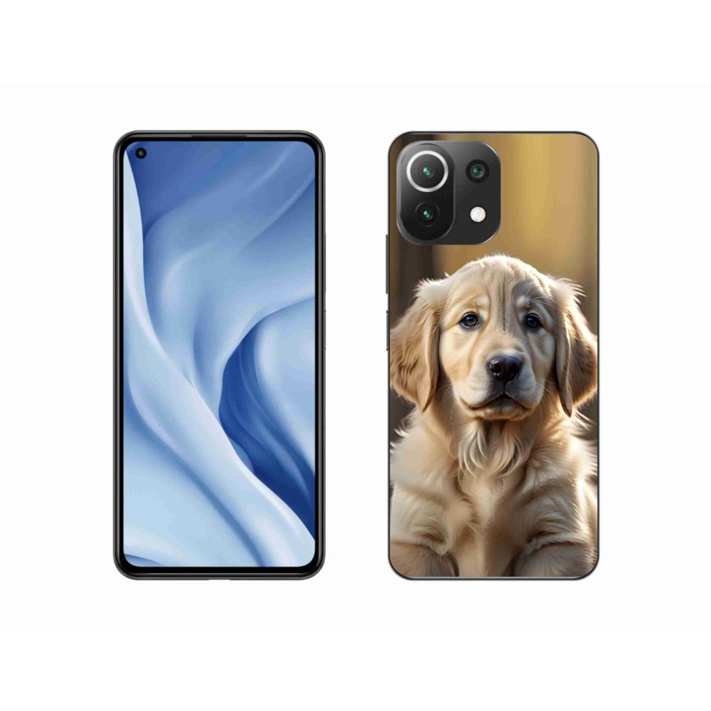 Gelový kryt mmCase na Xiaomi 11 Lite 5G NE - roztomilý zlatý retrívr