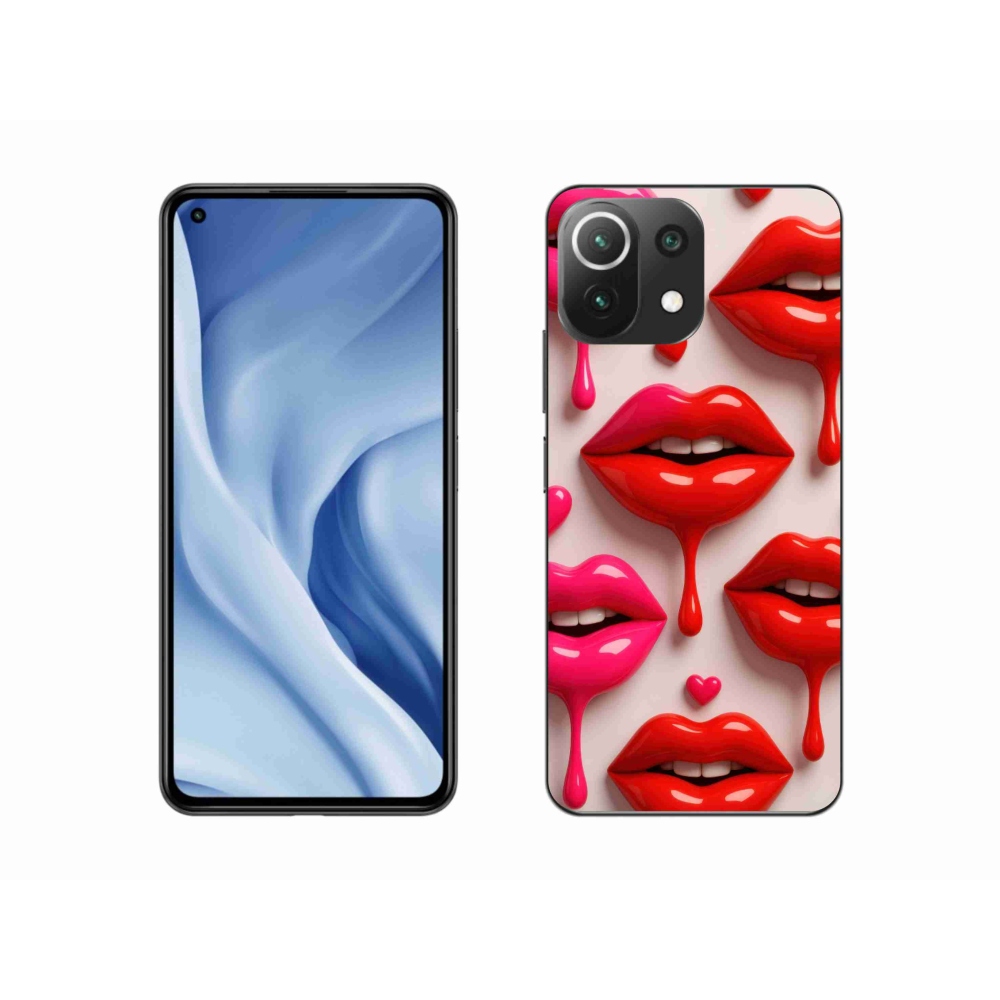 Gelový kryt mmCase na Xiaomi 11 Lite 5G NE - rty 2