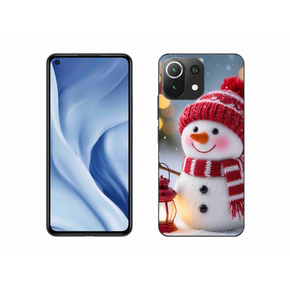 Gelový kryt mmCase na Xiaomi 11 Lite 5G NE - sněhulák 2