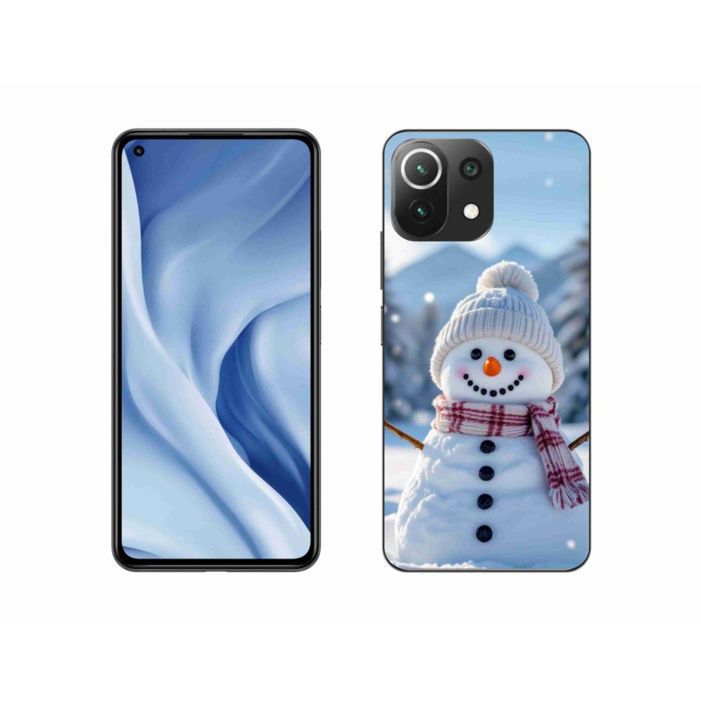 Gelový kryt mmCase na Xiaomi 11 Lite 5G NE - sněhulák 3