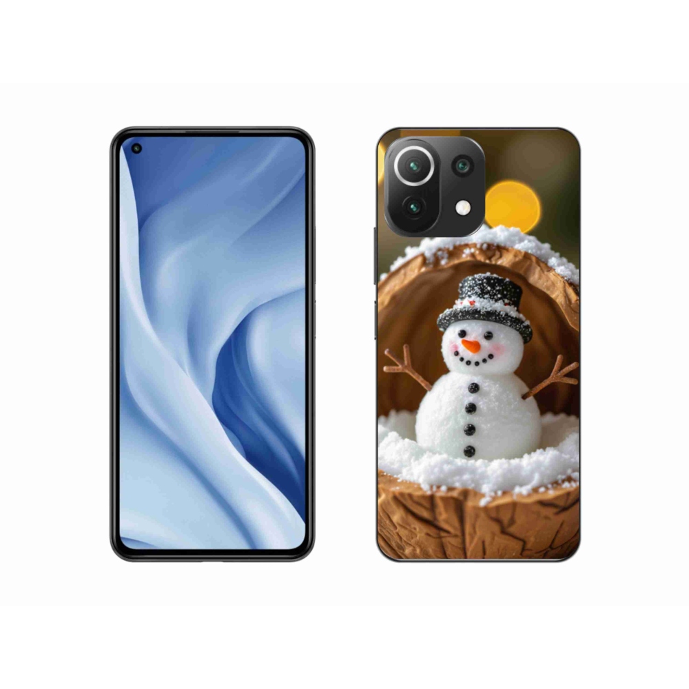Gelový kryt mmCase na Xiaomi 11 Lite 5G NE - sněhulák 4