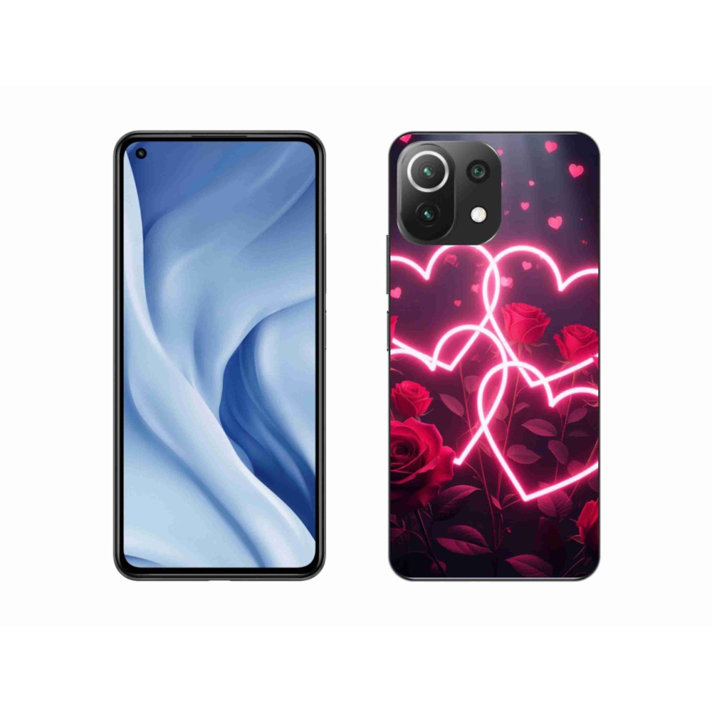 Gelový kryt mmCase na Xiaomi 11 Lite 5G NE - srdce lásky
