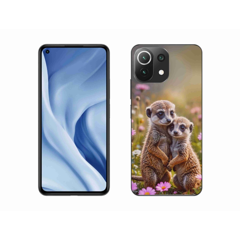Gelový kryt mmCase na Xiaomi 11 Lite 5G NE - surikatí duo