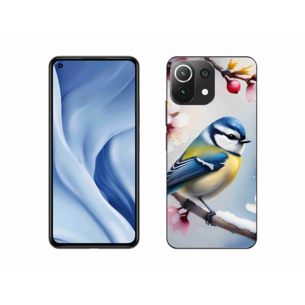 Gelový kryt mmCase na Xiaomi 11 Lite 5G NE - sýkorka