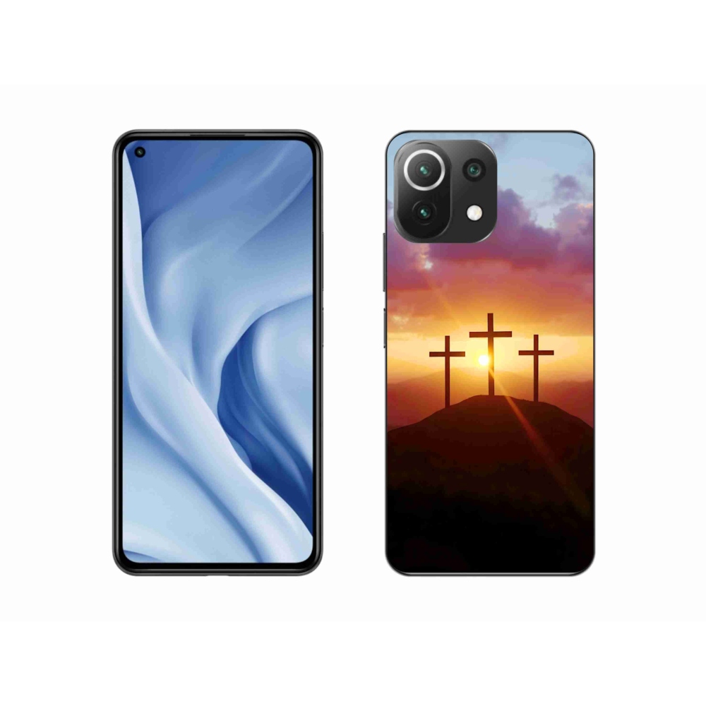 Gelový kryt mmCase na Xiaomi 11 Lite 5G NE - tři kříže