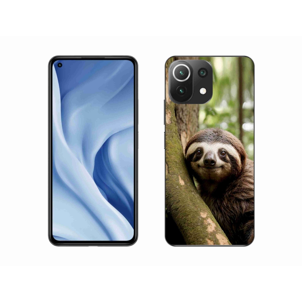 Gelový kryt mmCase na Xiaomi 11 Lite 5G NE - usměvavý lenochod