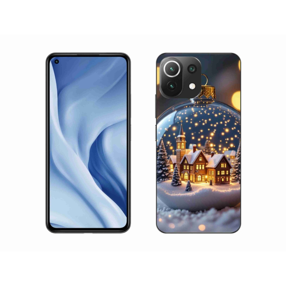 Gelový kryt mmCase na Xiaomi 11 Lite 5G NE - vánoční koule 4