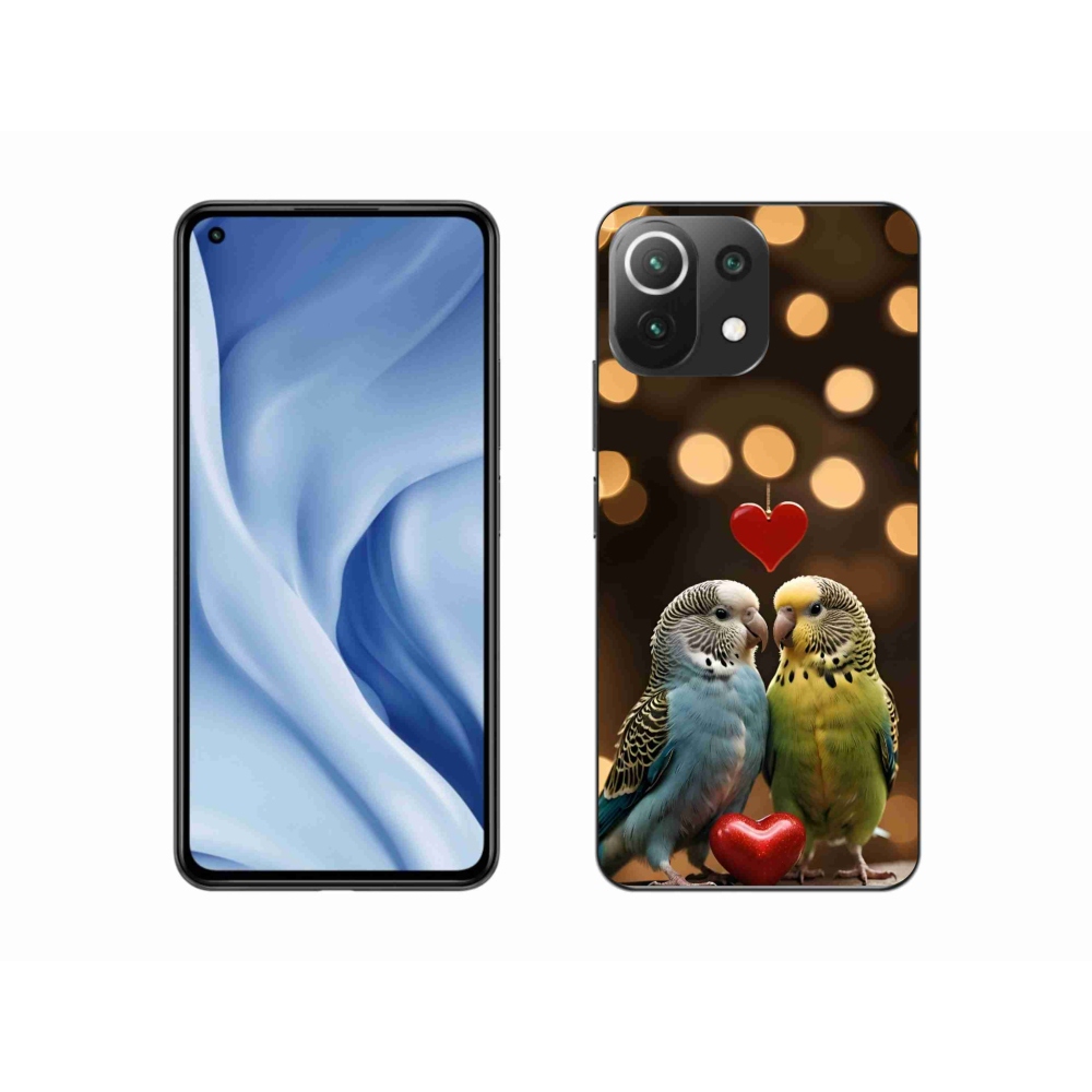 Gelový kryt mmCase na Xiaomi 11 Lite 5G NE - zamilovaní papoušci