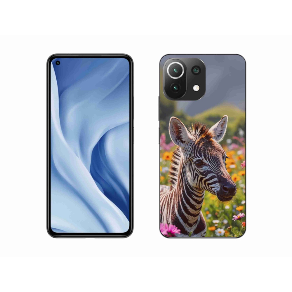 Gelový kryt mmCase na Xiaomi 11 Lite 5G NE - zebra na louce