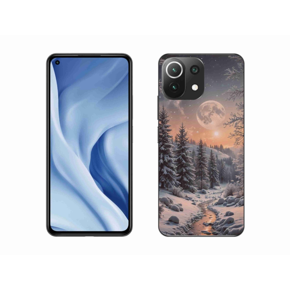 Gelový kryt mmCase na Xiaomi 11 Lite 5G NE - zimní krajina 2