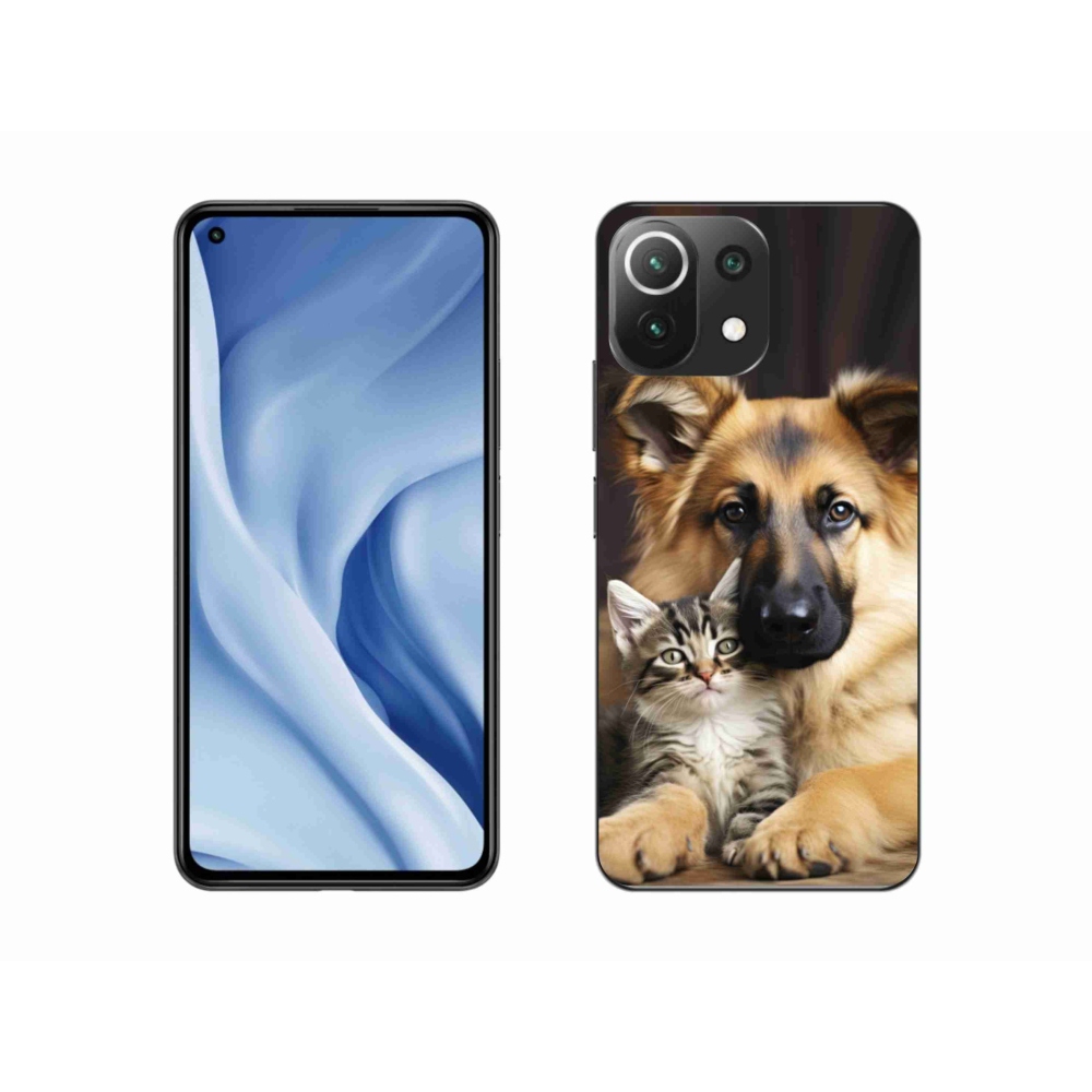 Gelový kryt mmCase na Xiaomi 11 Lite 5G NE - zvířecí přátelství