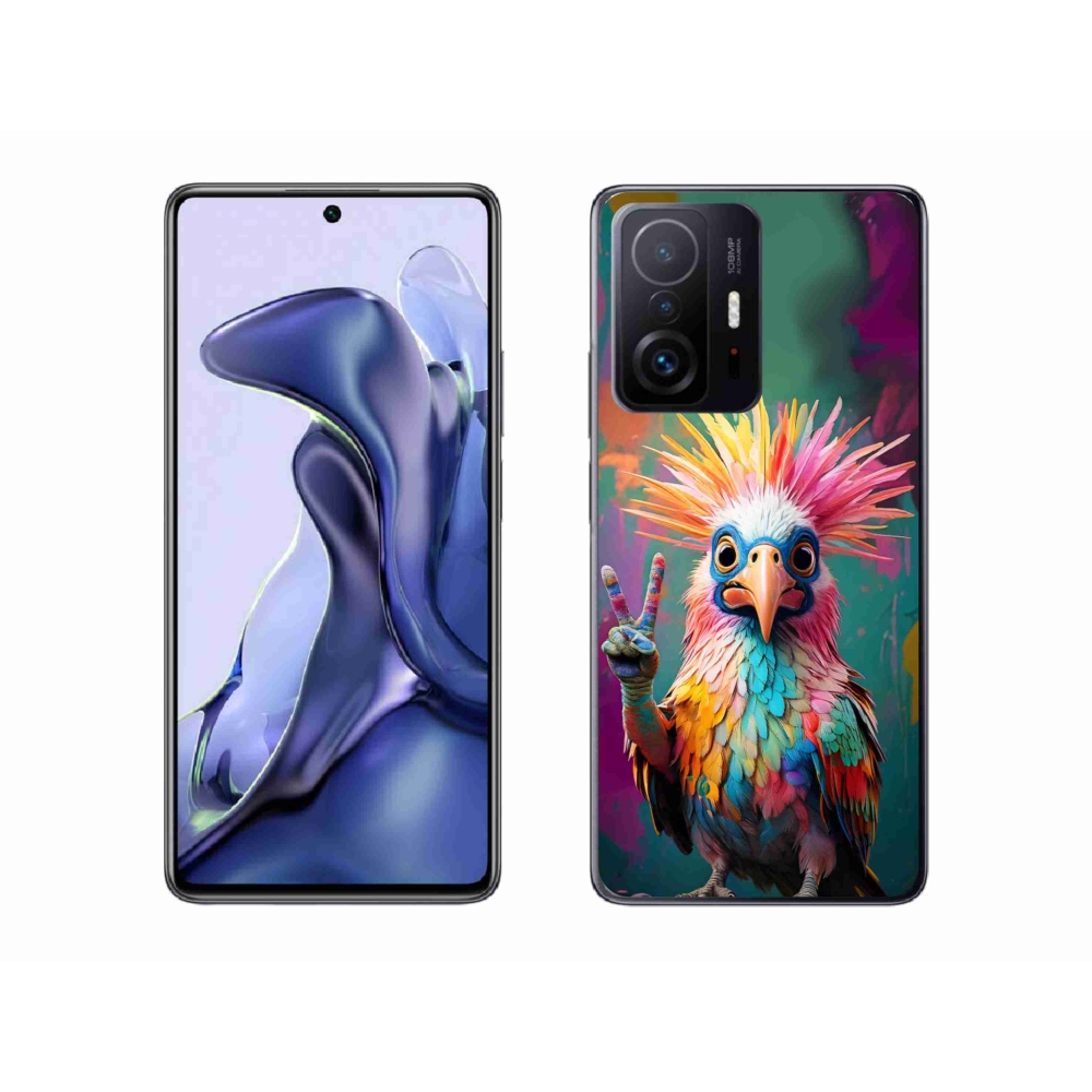 Gelový kryt mmCase na Xiaomi 11T - barevný rebel