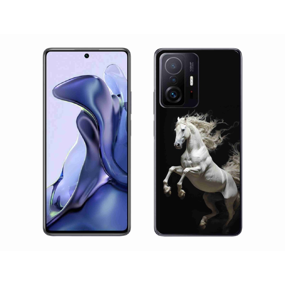 Gelový kryt mmCase na Xiaomi 11T - bílý kůň 4